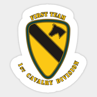 1st Cavalry Division Sticker